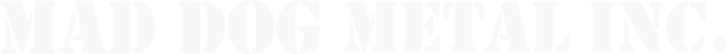 Mad Dog Metal Inc Logo Words